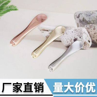 Cream pick spoon, eye cream bar, cosmetics spoon, zinc alloy spoon, cream bar, metal spoon