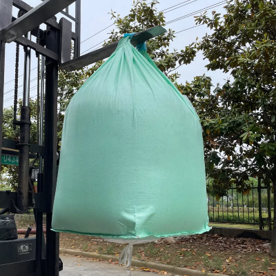 super sack custom logo who sale type u-panel top and Flat spout Large Woven Polypropylene Fibc bigpal