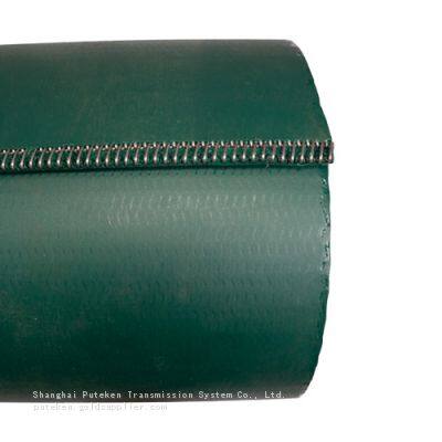 Urethane Covered Wire Mesh Coil Wrapper Belt photo-4