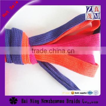 colorful and soft flat rope