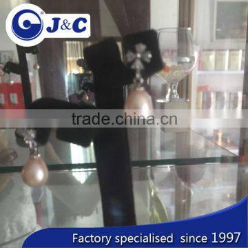 Fashion Real Nature White Pearl Earring,pearl Eardrop,black Ear Nail,black Ear Nail photo-3