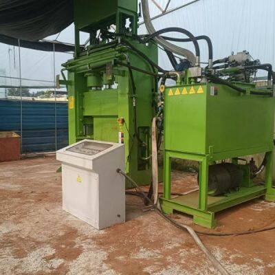 Coconut bran brick tableting machine Seedling substrate forming machine Nutrition soil tableting equipment High-density coconut brick customization