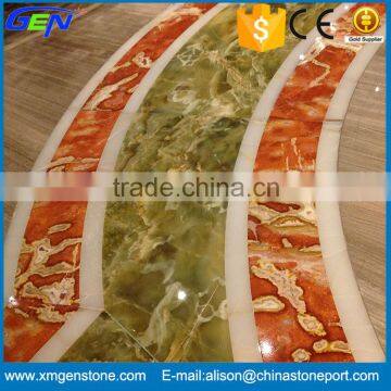 Factory Supply Well Polished Luxury Green Onyx Slabs