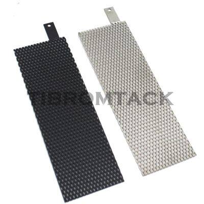 2PCS Electrodes, Titanium Anode Mesh with MMO Ruthenium-Iridium Coating and Cathode Electrolytic Mesh Without Coating for Electrochemical Application
