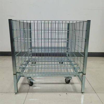 4 Sides Roll Container Roll Cage Warehouse Trolley