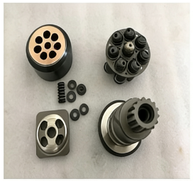 Rexroth A6VM55 moteur hydraulique pour la traction finale, groupe rotatif et pièces de rechange photo-3