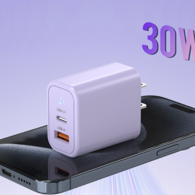 Адаптер быстрой зарядки QC3.0 с светодиодным индикатором и защитой от перенапряжения