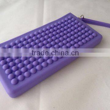 Fashion Clutch Coin Silicone Wallet