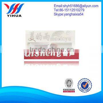 Manufacturer custom nickel sticker electroforming label