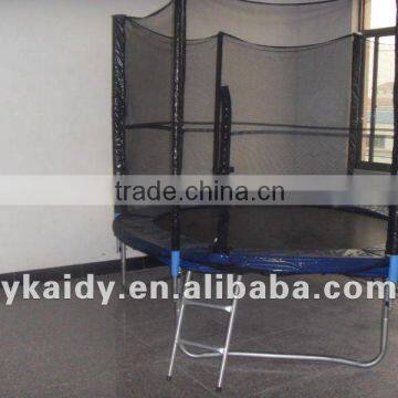 14FT round trampoline with enclosure and ladder