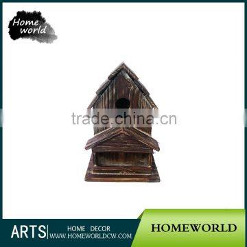 Simple Birdcage Favors OEM Outdoor Decoration Wooden Craft