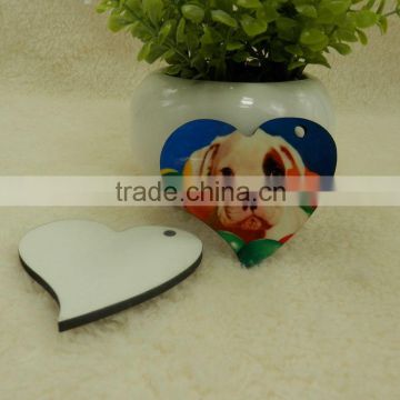 personal mdf blank Keychain,Peach-shaped sublimation wood keyring