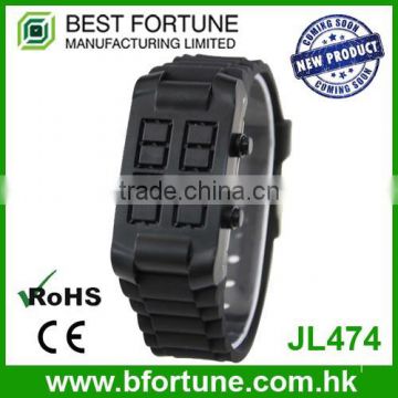 JL474 Factory price stainless steel case back kids digital watch