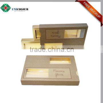 Latest Design Luxury Gold Logo Cardboard Paper Chocolate Packaging Box photo-5