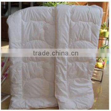 100%cotton wool protein fiber quilt with golden rope piping