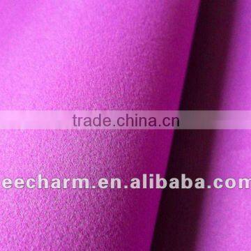 Lavender Violet Brushed Pongee Fabric Artificial Flower Material