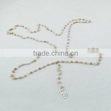 Pink Opal !! Pettie Love 925 Sterling Silver Necklace, Silver Jewellery, Vintage Silver Jewellery photo-3