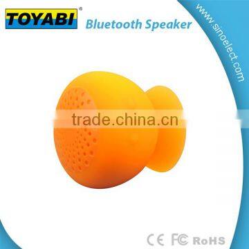 Mini Wireless Bluetooth Speaker with Silicon materials Portable and Colorful with Sucking Disc