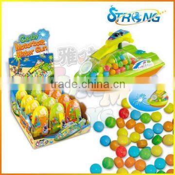 Motorboat Water gun promotion candy toys