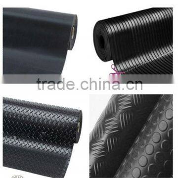 Industrial non slip rubber flooring mats