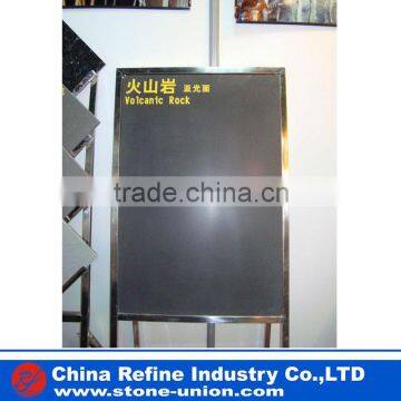 China honed black andesite