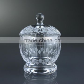 Glass Sugar Pot