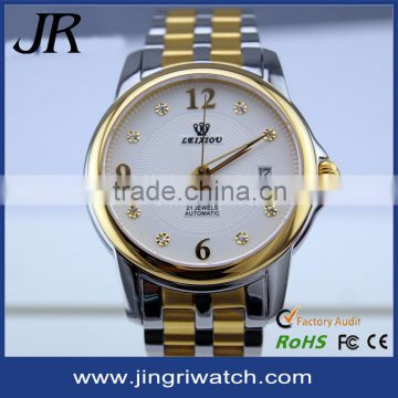 Fashion japan movt top brand golden own men watch