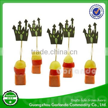 Design custom flag bamboo picks supplier