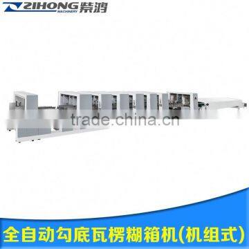 ZH-1450AC cheapest paper box folding machine group type 4 6 corner box