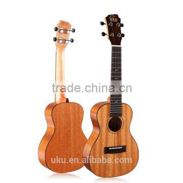 Popular Natural Color All Mahogany Wood Ukulele for Sale