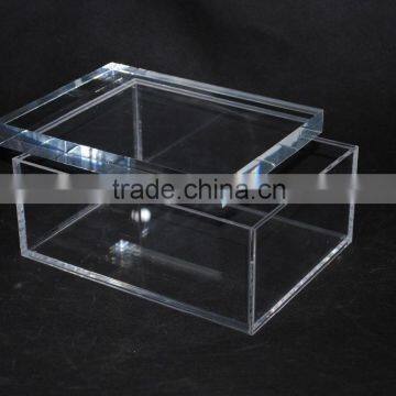 2016 Top Grade Custom Nice Clear Acrylic Box With Lid photo-1