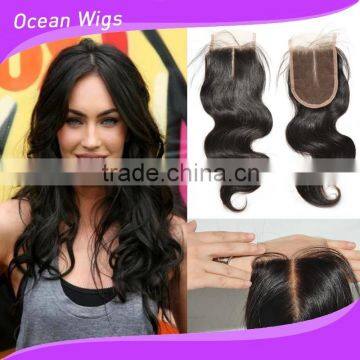 middle part Body Wave Lace Closure