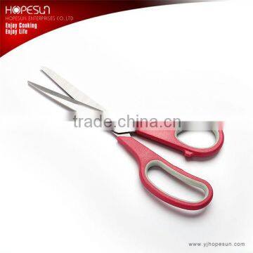 Utility office scissors with ergonomic handle