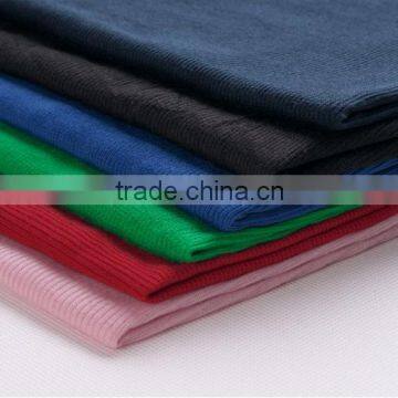 Polyester Knit Fabric Collar Ladies Sportswear Fabrics Cotton 2 * 2 Rib photo-4