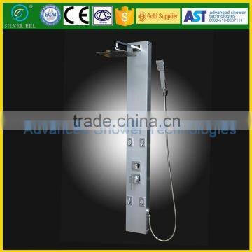 aluminum composite steam shower panel AST0225 with single hand shower