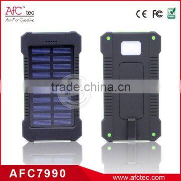 8000mah Guangzhou Waterproof Power Bank Charger Solar Power Bank photo-2