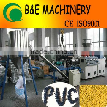 Extrusion line for PVC pellets/granules