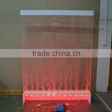 Home Decorative Acrylic LED Water Bubble Wall, Red Bubbling Water Fountain