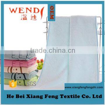 Good Quality Microfiber Sanding Printing Hand Face Embossed Print Towel 6136 Wendy Brand Made in China Gaoyang Town photo-2