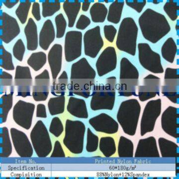 Lycra printed 4-way stretch spandex fabric