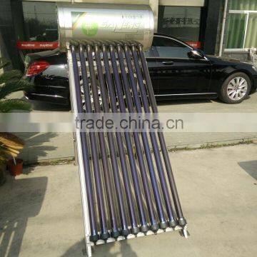 Stainless Steel Vacuum Tube Compact Pressurized Solar Water Heater photo-3