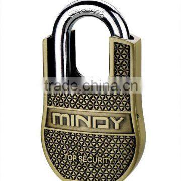 Excellent Quality Zinc Alloy Shackle Half Protected Vane Key Padlock