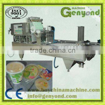 High capacity drinking cups filling and sealing machine