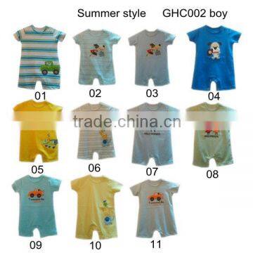 100% cotton baby clothing with cute embroidery