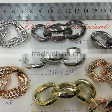 the decoration chain made by ccb.Can be free to split with the hand.decorative metal chain