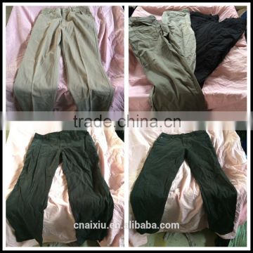 China high quality second hand clothing used men jean pants in bales