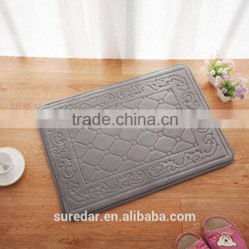 100% polyester door mat carpet floor carpet rug