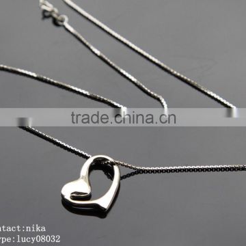 2016 newest product heavy silver pendant , alibaba in China 925 silver necklace