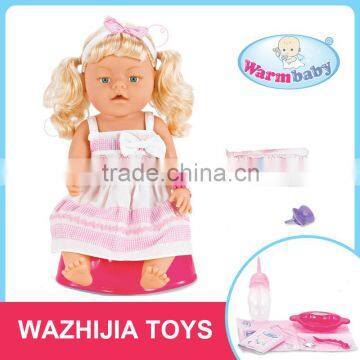 16 inch lovely long hair baby amore doll with new design