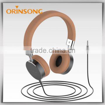 OS-T23L Wired stereo headphone with microphone for mobile phone or music player